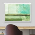 thumbnail image 3 of wall26 Framed Canvas Print Wall Art Minimal Green Geometric Color Block Collage Abstract Shapes Illustrations Modern Art Decorative Contemporary for Living Room, Bedroom, Office - 24x36 White, 3 of 5