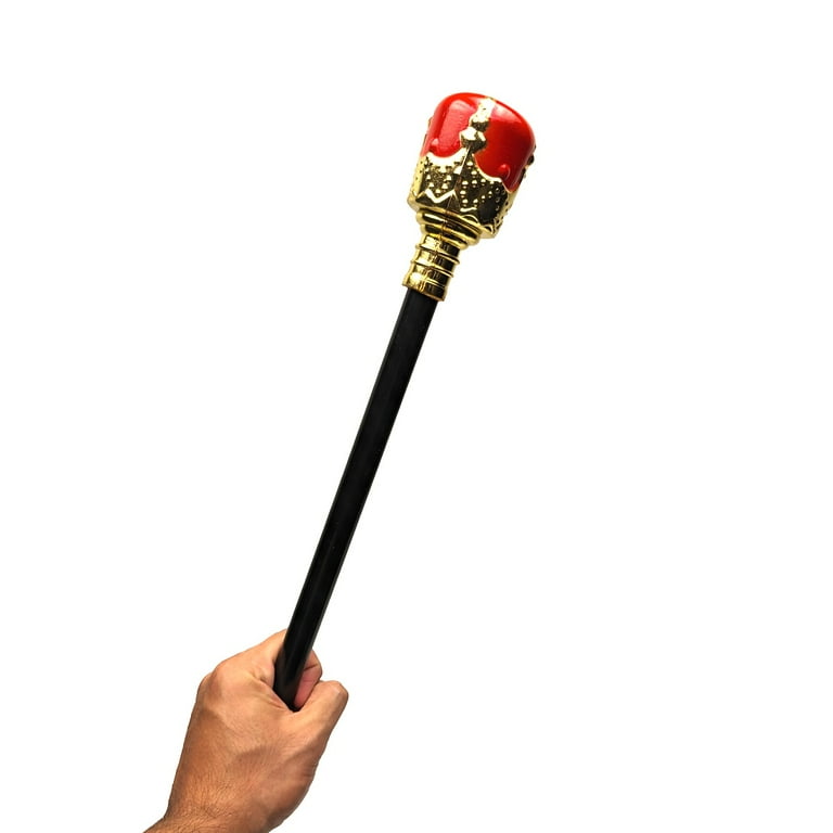 King Scepter Royal Staff Crown Wand Cosplay Halloween Party Costume Accessory King Scepter Royal Staff Crown Wand Cosplay Halloween Party Costume Accessory