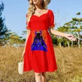 thumbnail image 4 of vriska... Vestido de manga corta Vestido para embarazadas vestidos para mujer vestidos de dama para ocasiones especiales Ropa de mujer, 4 of 7