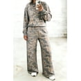 thumbnail image 6 of TinyCribz Women's Camouflage Loungewear Set, Cozy Fall Wide Leg Pants XL, 6 of 8