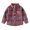 Red, variant on Esaierr 1-6Y Toddler Boys Girls Long Sleeve Plaid Shirt Coats for Kids Fall Winter Casual Shirt Tops Cardigan Jacket