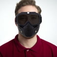 thumbnail image 3 of Paintball Mask Anti-Fog Airsoft Máscara de cara completa y gafas desmontables y ajustables Levamdar  CPB-YY295-3, 3 of 5