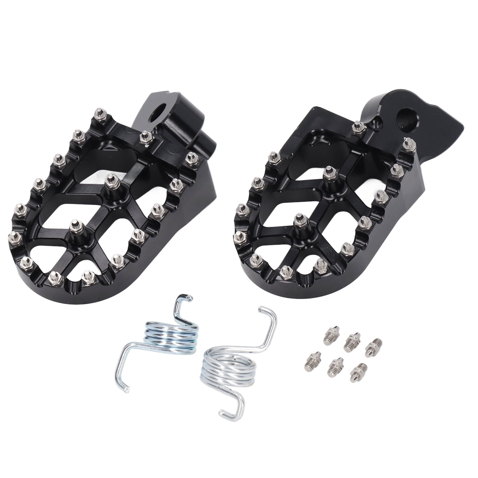 Motorcycle Foot Pegs Motorcycle Wide Foot Pegs Dirt Bike Foot Pedals CNC Footpegs Best in its Class