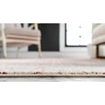 thumbnail image 4 of Unique Loom Del Mar Collection Tapis de Transition Contemporain, 4' x 6', Rouge/ivoire, 4 of 6