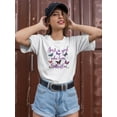thumbnail image 2 of A Girl Who Loves Butterflies! T-Shirt Women -Smartprints Designs, Female Medium, 2 of 4