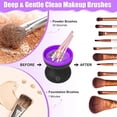 thumbnail image 4 of Electric Makeup Brush Cleaner Newest Design, Luxiv Wash Makeup Brush Cleaner Machine Fit For All Size Brushes Automatic Spinner Machine, 4 of 7