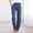 Blue, variant on Linen Pants for Women Elastic Waist Comfort Resort Wear Straight Leg Lounge Trouser Paperbag Pant Baggy Linen Pants Vacation Beach Pants Beach Pants for Women Vacation Beach Trousers Blue M