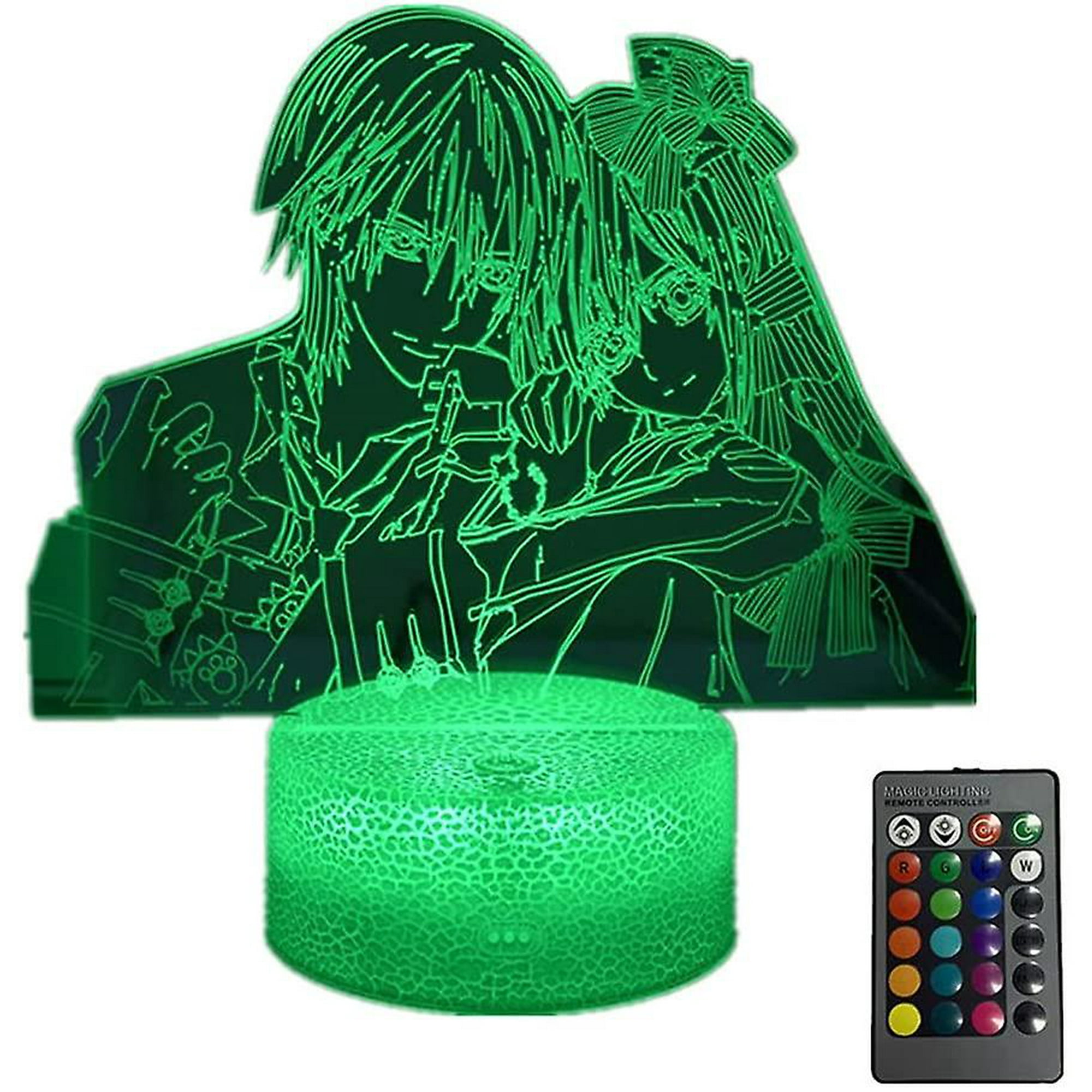 Usb Ufo Base Anime 3d Lamp Vampire Knight/kuran Yuki/kiryu Zero For Bedroom Decor Nightlight Cool Birthday Gift Acrylic Led Desk Lamp (silver Remote | Walmart Canada Usb Ufo Base Anime 3d Lamp Vampire Knight/kuran Yuki/kiryu Zero For Bedroom Decor Nightlight Cool Birthday Gift Acrylic Led Desk Lamp (silver Remote | Walmart Canada