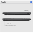 thumbnail image 2 of HP Chromebook 14 inch Laptop, HD Display, Intel Processor N100, 8 GB RAM, 128 GB UFS, Intel UHD Graphics, Chrome OS, Chalkboard Gray, 14a-nf0099nr, 2 of 10