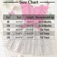 thumbnail image 3 of XXWXYD Little Girls Sparkle Tulle Part𝗒 Dress Ruffled Sleeve Formal Tutu Outfit Glitter Birthday Photo Shoot Dress for Special Occasions, 3 of 8