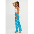 thumbnail image 3 of DEVOPS 2 Pack Women's Star Cotton Pajama Pants Sleepwear (Large, Blue star/Pink star), 3 of 7