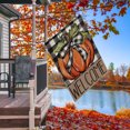 thumbnail image 5 of Sm:)e Buffalo Check Plaid Fall Pumpkin Welcome House Flag Double Sided 28 x 40 Inch, 5 of 6