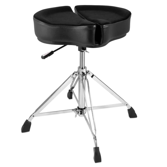 Banco para batería AHEAD Spinal-G de 18" con asiento dividido, negro