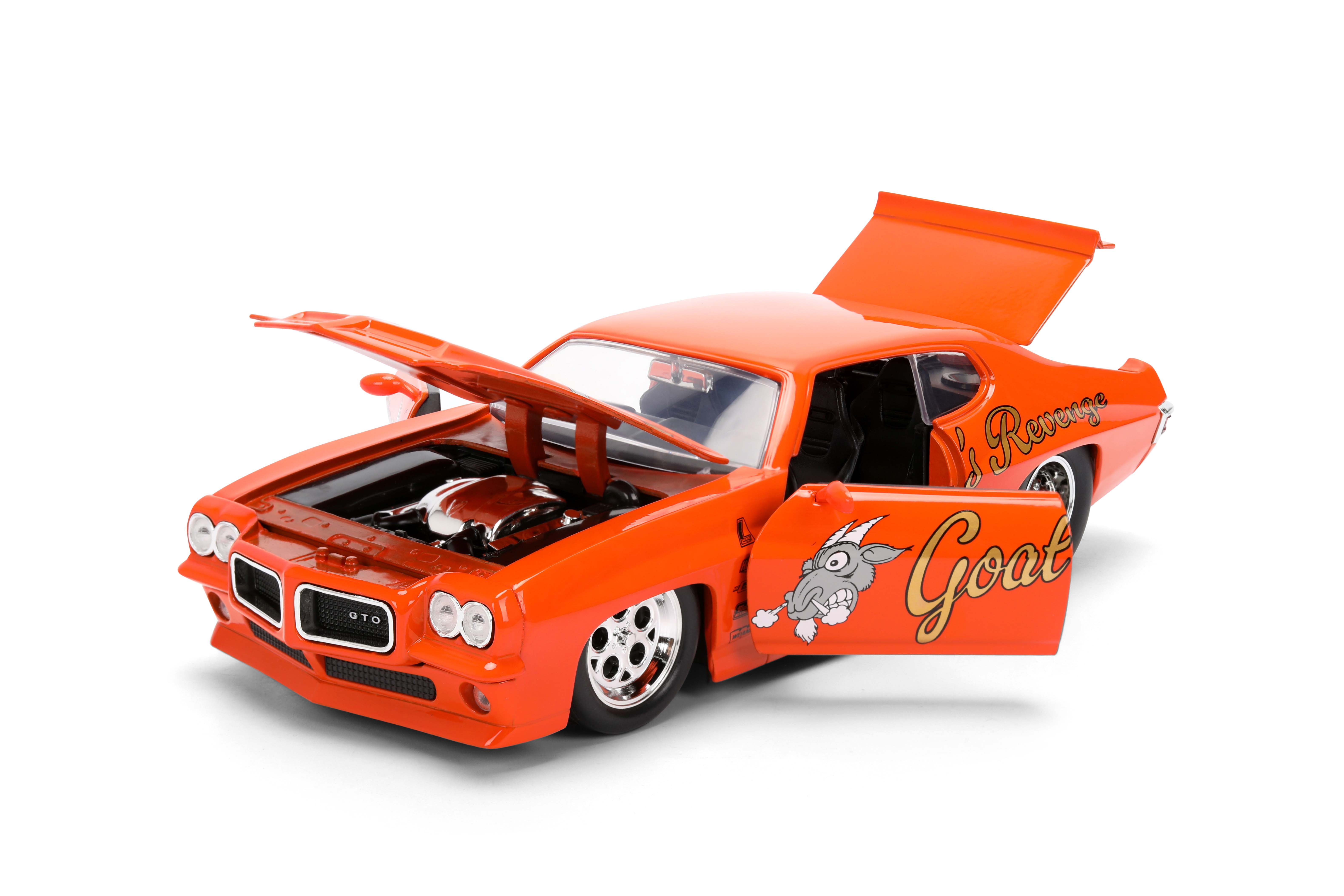 Jada Toys BIGTIME MUSCLE 1:24 1971 Pontiac GTO Die-cast Car