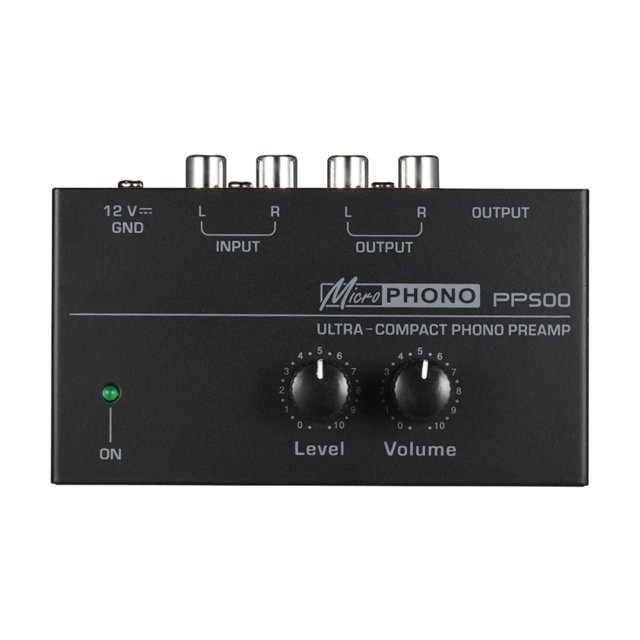 Preamplificador de tocadiscos PP500 Phono, electrónico de bajo ruido para amplificador de tocadiscos de vinilo LP