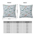 thumbnail image 2 of Pofeuu Spaceship Print Double-sided plush pillowcase Square Throw Pillow Covers Pillows Cover for Living Room Bedroom Sofa Couch Cushion Cover（No pillow core）-12"x12", 2 of 7