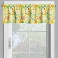 thumbnail image 2 of Ambesonne Autumn Valance Pack of 2, Colorful Happy Season Design, 54"X12", Apple Green and Cream, 2 of 5