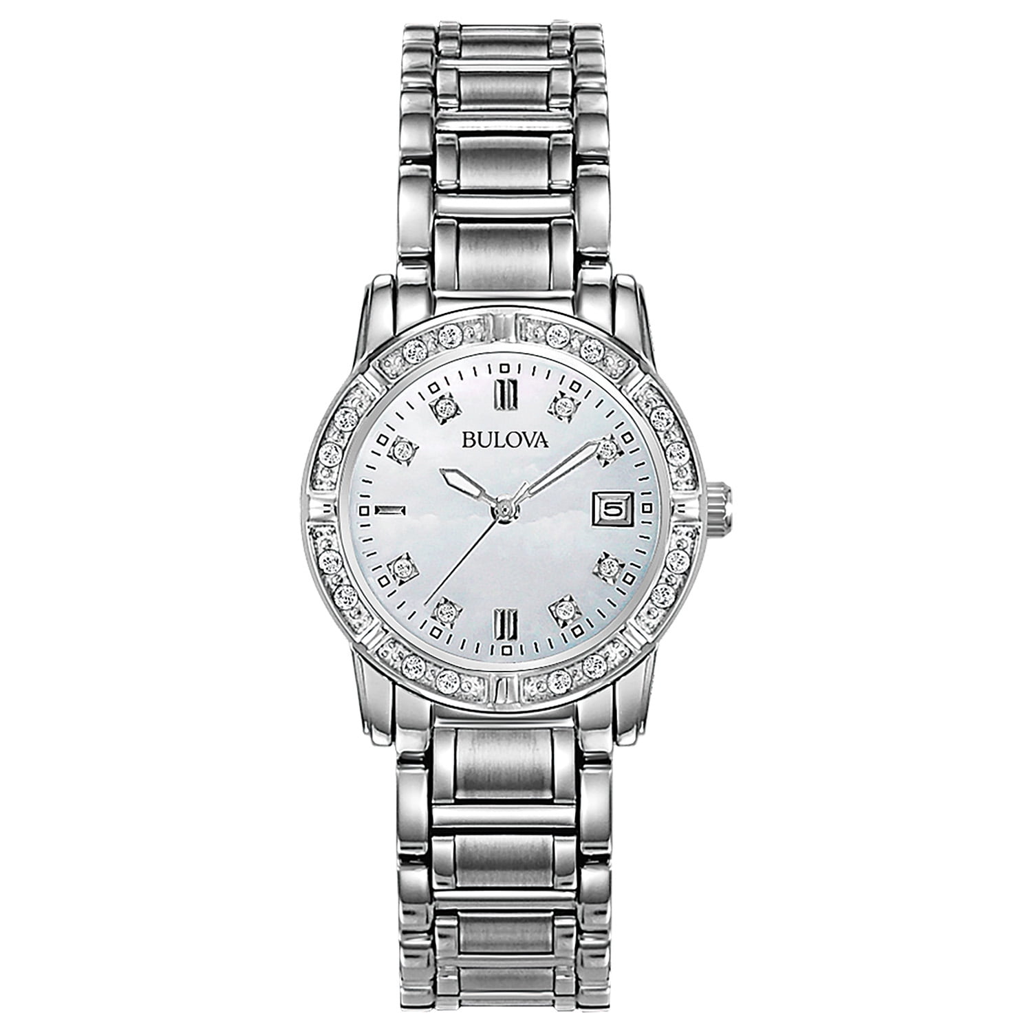 Bulova Bulova Women’s Diamond Accent Watch with MotherofPearl Dial