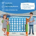thumbnail image 4 of Costway 4 in A Row Jumbo 4-to-Score Game Set W/Storage Carrying Bag for Kids Adult, 4 of 12