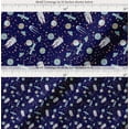 thumbnail image 2 of Soimoi Blue Cotton Cambric Fabric Astronaut & Planet Galaxy Printed Craft Fabric by the Yard 42 Inch Wide, 2 of 7