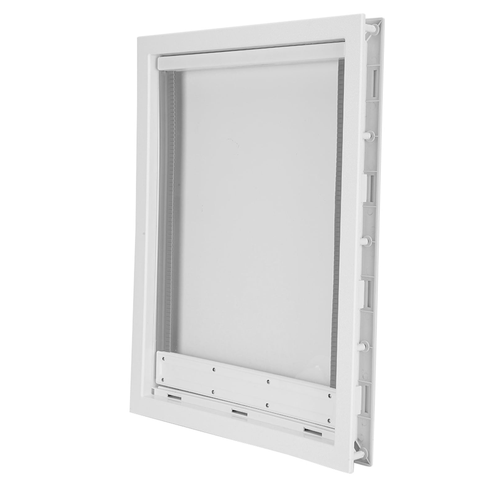 Installation Pet Door, White Pet Wall Entry Pet Door, White Exit Pet