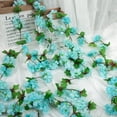 thumbnail image 3 of Visland 3PCS Artificial Cherry Blossom Flower Vines Fake Oriental Cherry Wreath Faux Sakura Garland Hanging Vine Plants Fake Flowers Artificial Flowers Garland Home Wedding Party Decor, 3 of 6