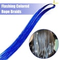 thumbnail image 2 of Rainbow Clip in Hair Braids Extensions Great for Aussie Party and Cosplay Festival Events, 2 of 8
