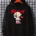 thumbnail image 1 of Hoodies For Men, 'Saucy' Print Hoodie, Sudadera con capucha casual para hombre con bolsillo canguro para primavera y otoño, como regalos, 1 of 4