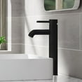 thumbnail image 5 of Ivy Single Hole, Single-Handle, High Arc Bathroom Faucet in Matte Black, 5 of 12