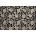 thumbnail image 2 of Addison Rugs Mayfield Washable Transitional Floral Black Rectangle Rug, 1'8" x 2'6", 2 of 5