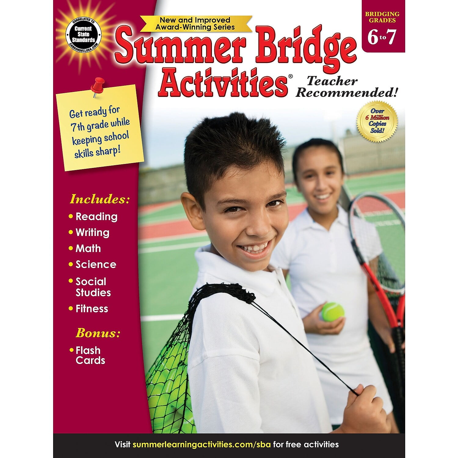 CARSON DELLOSA Summer Bridge Activities Gr 6-7