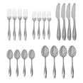 thumbnail image 5 of Godinger 20 Piece Flatware Set with 4 Dinner Forks, 4 Salad Forks, 4 Tablespoons, 4 Teaspoons and Knifes, 18/0 Stainless Steel Unica, Set of 4, 5 of 5