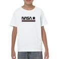 thumbnail image 1 of NASA Nasa Helmet Banner T-Shirt Juniors -NASA Designs,  x-Small, 1 of 4