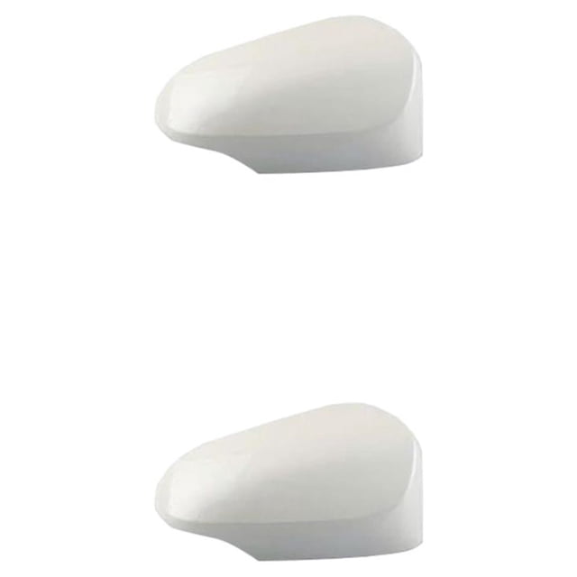 Scienceny Drive In Style Espejo retrovisor para automóvil resistente a los arañazos Diseñado para y Durabilidad Cubierta para espejo Blanco Derecha 2piezas