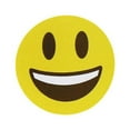 thumbnail image 4 of Emoji Happy Emoticons Stickers | 1" inch Round - 50 Pack, 6 Different Emojis | InStockLabels.com, 4 of 8