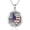 01-Texas, variant on Texas Cowboy Necklace 925 Sterling Silver Cowboy American Texas Flag Necklaces Cowboy Jewelry for Women Christmas Birthday