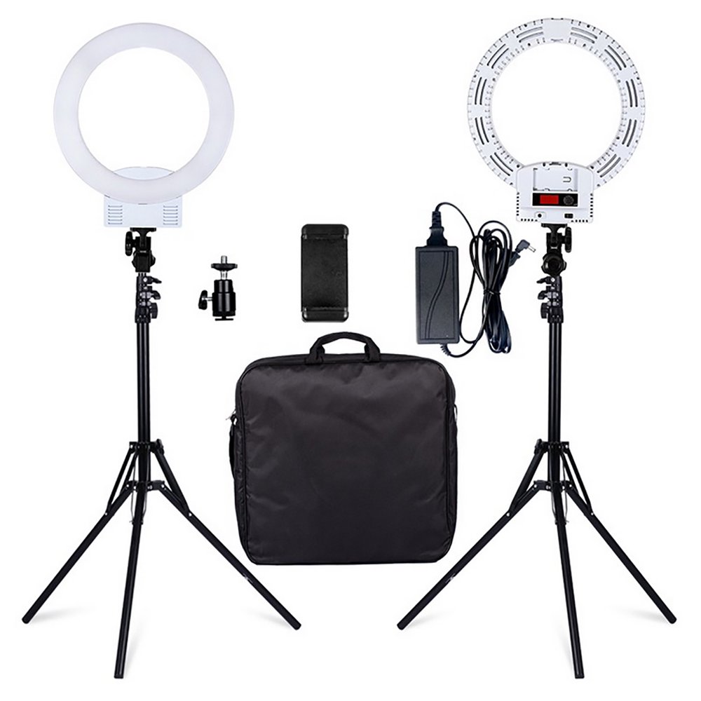 Lowestbest LED Ring Light, 12" Ring Light Kit for Camera, Smartphone