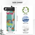 thumbnail image 5 of Scooby Doo Kids Water Bottle with Flip Straw Lid 18OZ Vacuum Insulated Stainless Steel Thermos Leakproof School Travel Sports Cup for Boys Girls Gift, 5 of 8