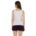thumbnail image 5 of Inkmeso WoMen's Solid Tank Top W/ Shorts Nightwear Set Sleeveless Sexy Loungewear, 5 of 7