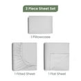 thumbnail image 3 of EcoPure Comfort Wash Twin XL Sheet Set – Soft, Breathable (3pc), Charcoal, 3 of 9