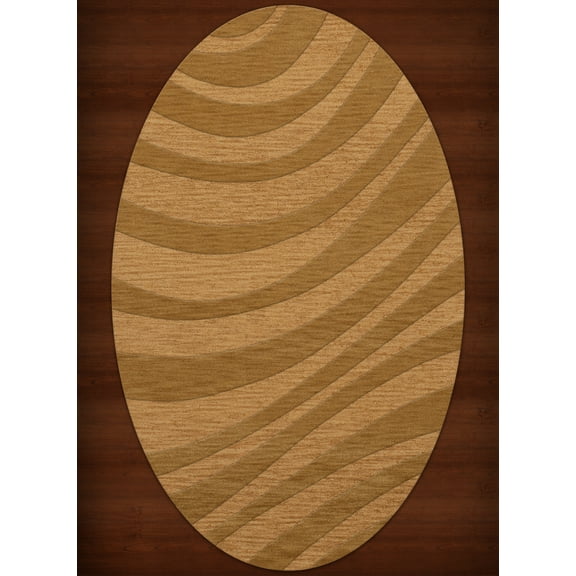 Dalyn Dover Area Rug DV12 Dv12 Cornmaze Waves Swirls 6' x 9' Oval