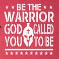 thumbnail image 5 of Wild Bobby Be The Warrior God Called You To Be Inspirational/Christian Women Tri-Blend Racerback Tank Top, Vintage Red, X-Large, 5 of 5