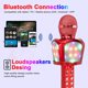 thumbnail image 5 of Máquina de Karaoke para niños, micrófono de juguete con luz Led, sonido en vivo, gran regalo para niñas, 5 of 5