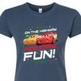 thumbnail image 3 of Disney Cars - Christmas - On The Highway To Holiday Fun - Juniors Fitted Graphic T-Shirt, 3 of 5