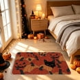 thumbnail image 5 of TanSiDing Halloween Mat, Soft Polyester Fleece Bathroom Floor Mat, Non-Slip Ghost Pattern Carpet, Decorative Entryway Rug for Spooky Home Decor 60*40cm, 5 of 6