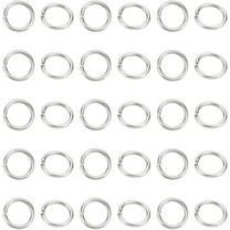 30Pcs Jump Rings 14mm Stainless Steel Open Jump Ring Unsoldered Ring Connectors Small Split Ring Jewelry Making Findings for DIY Crafts colorful