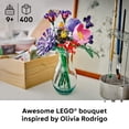 thumbnail image 4 of LEGO Botanicals & Editions Olivia Rodrigo's Flower Bouquet - Building Toy for Girls & Boys, Ages 9+ - Artificial Flowers for Bedroom Shelf or Desk, Home Decor - Gift for Music Fans - 11507, 4 of 8