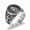 Silver color, variant on New Creative Jesus Rings for Men Punk Religious 14K Yellow Gold Cross Ring Prayer Christian Jewelry Gift