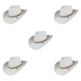 thumbnail image 2 of maskred Evolve Style Classic Cowboy Straw Hat And Durable Natural Straw Shell Hat 5Set, 2 of 6