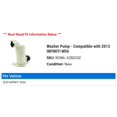 thumbnail image 2 of Washer Pump - Compatible with 2013 INFINITI M56, 2 of 3